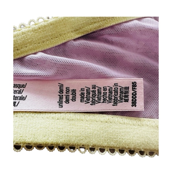 VICTORIA’S SECRET Tease Unlined Underwire Bra 38DDD Lavender - Picture 5 of 6